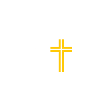 White c with cross White c with cross